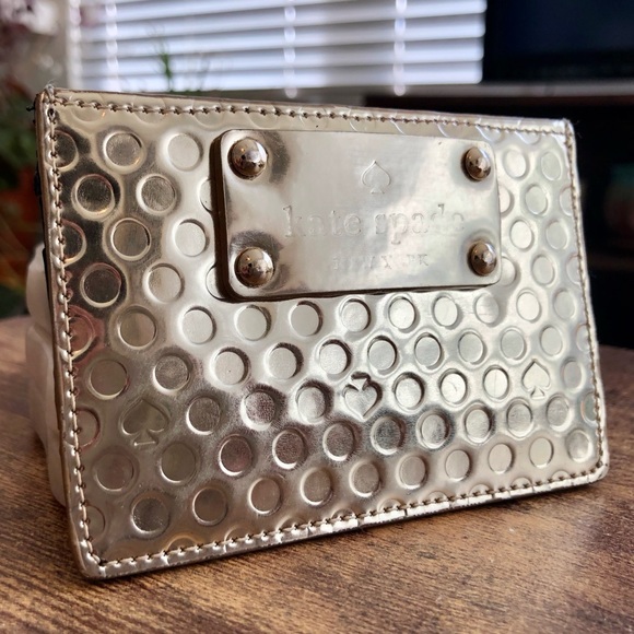 Silver Kate Spade Card Holder - Picture 2 of 4